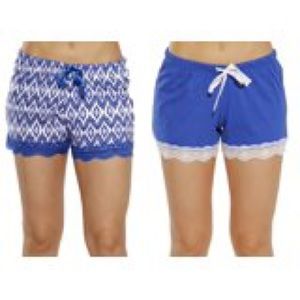 Just Love Womans Pajamas Shorts - PJs - Sleepwear (Pack of 2)